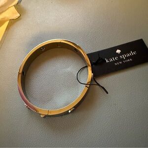 Kate Spade silver Tone Hinged Bracelet